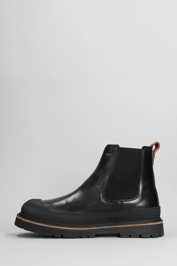 商品Birkenstock|Prescott Combat Boots In Black Leather,价格¥1508,第3张图片详细描述