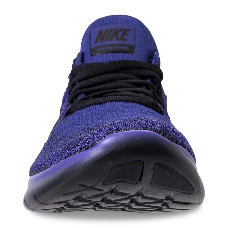 商品NIKE|Big Boys' Free Run Flyknit 2017 Running Sneakers from Finish Line,价格¥223,第3张图片详细描述