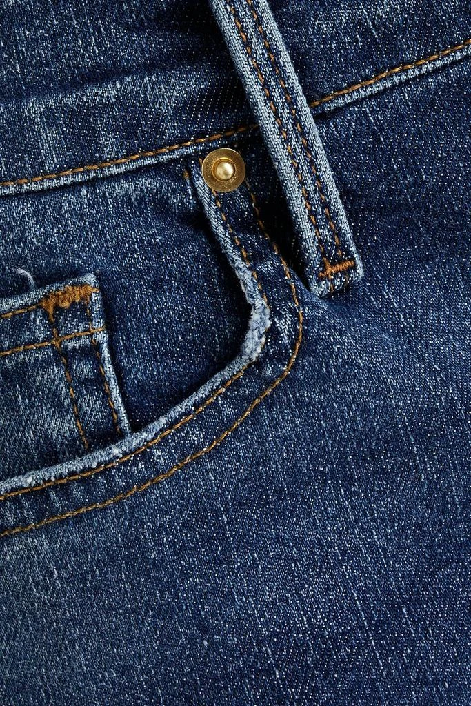 商品FRAME|Le Brigette frayed denim shorts,价格¥817,第2张图片详细描述