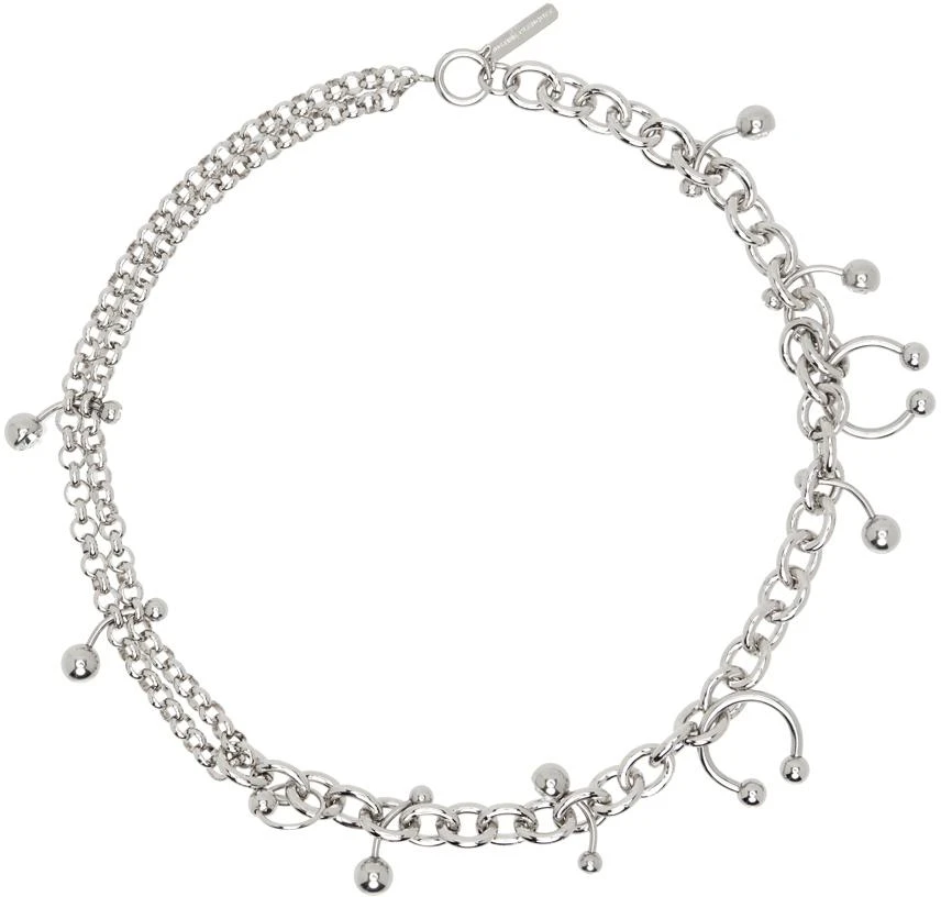商品Justine Clenquet|Silver Holly Necklace,价格¥1106,第1张图片