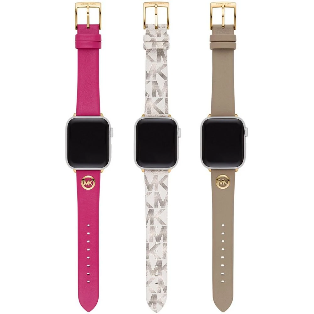 商品Michael Kors|Multicolor Leather and Polyvinyl Chloride 2-Piece Interchangeable Band Set for Apple Watch 38mm and 40mm,价格¥1117,第3张图片详细描述