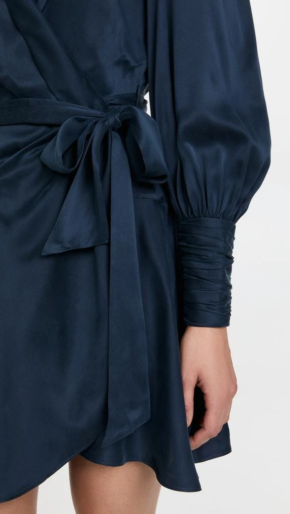 商品Zimmermann|Zimmermann 真丝围裹�式迷你连衣裙,价格¥4212,第5张图片详细描述