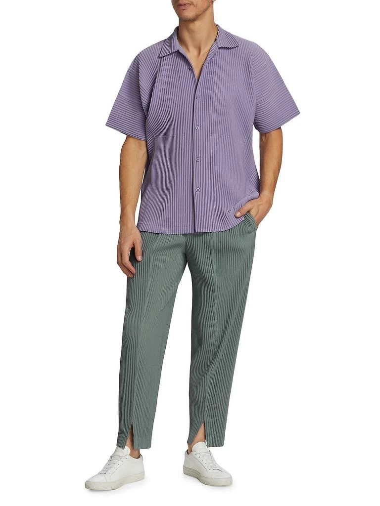 商品Homme Plissé Issey Miyake|Flowers And Vases Tailored Plissé Pants,价格¥3134,第2张图片详细描述