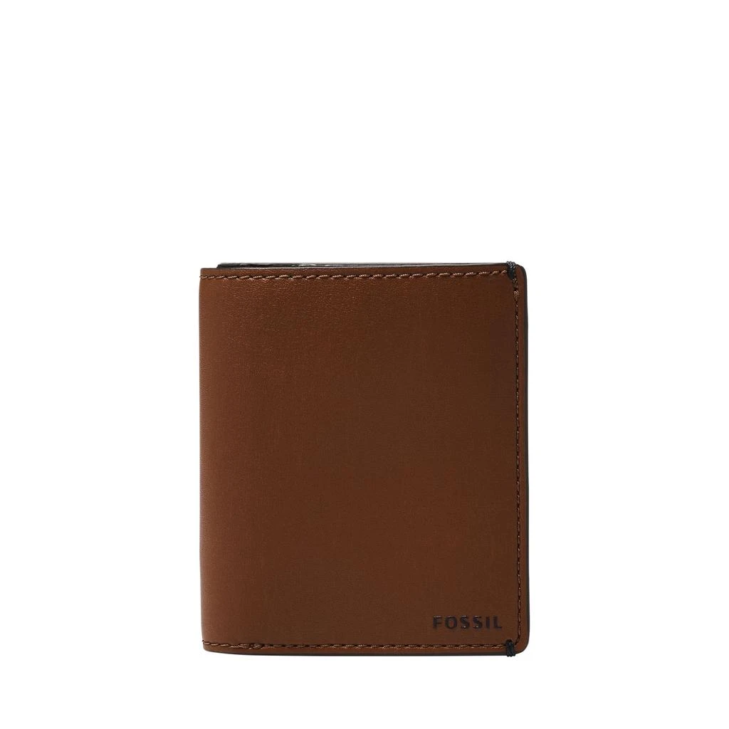 商品Fossil|Fossil Men's Joshua Cactus Leather Front Pocket Wallet,价格¥163,第1张图片