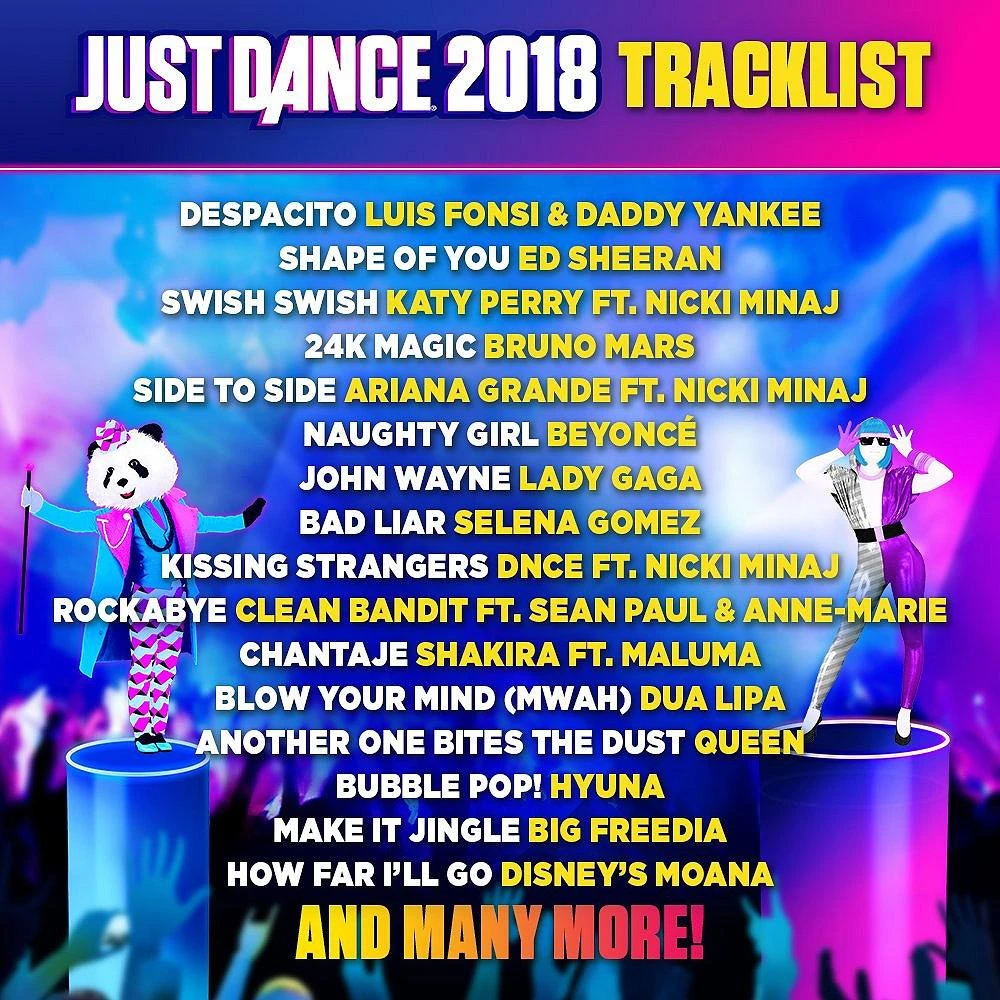 商品Ubisoft|Just Dance 2018 - Nintendo Wii-U,价格¥449,第3张图片详细描述