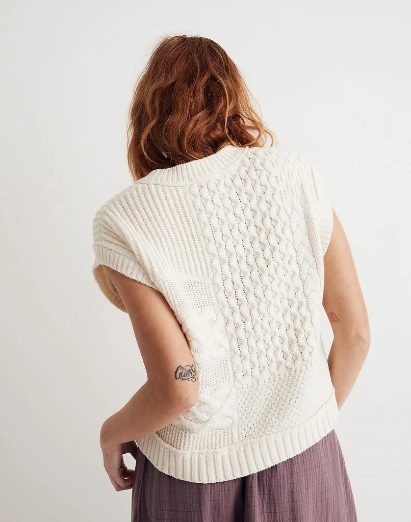 商品Madewell|Patchwork Sweater Vest,价格¥476,第3张图片详细描述