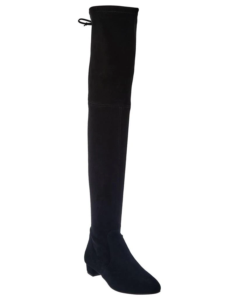 商品Stuart Weitzman|女式 Genna 25 绒面革过膝靴,价格¥1312,第1张图片