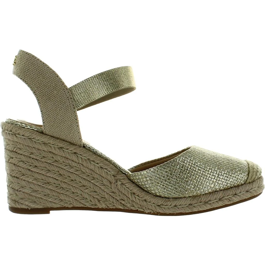 商品Ralph Lauren|Lauren Ralph Lauren Womens Pearle Wedges Ankle Strap Espadrille Heels,价格¥116,第5张图片详细描述