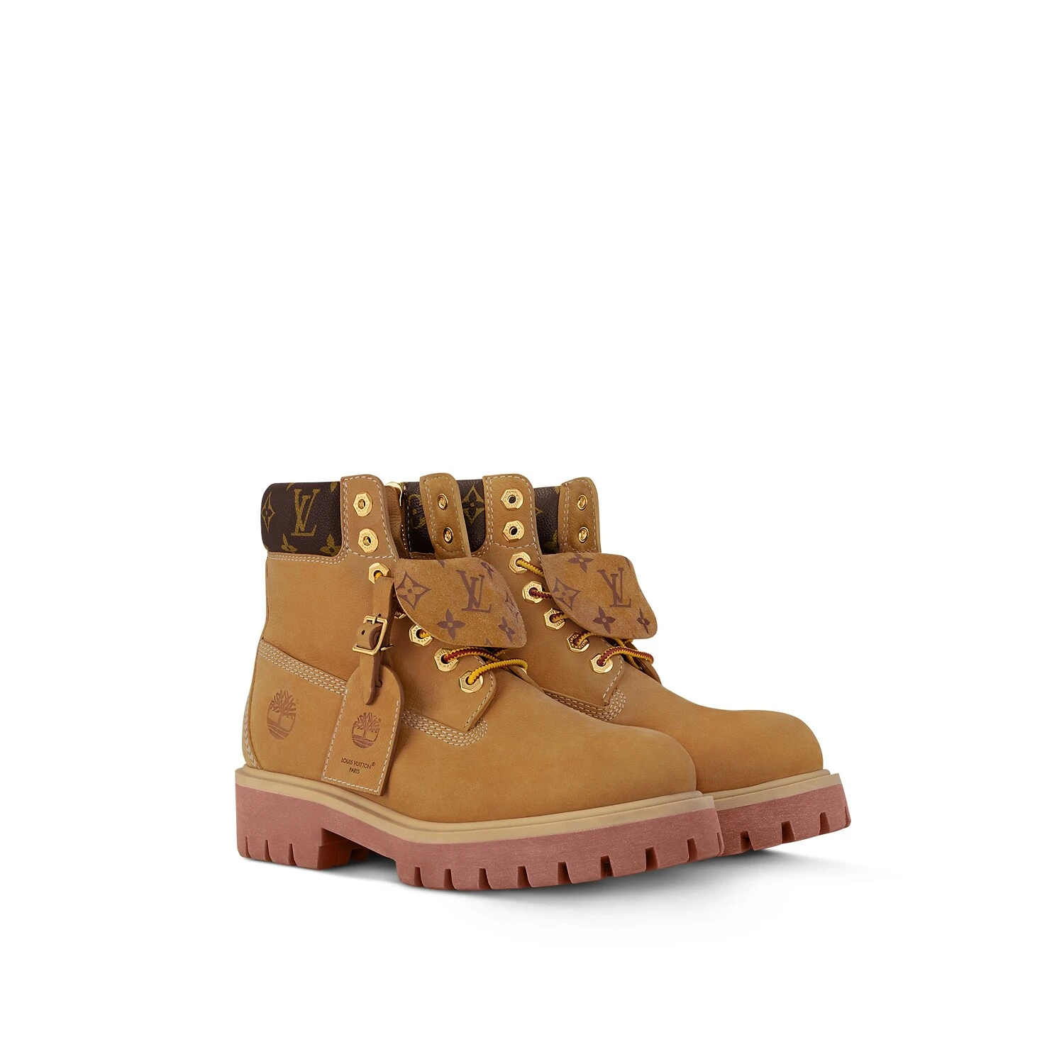 商品Louis Vuitton|【预售】 LV路易威登 25春夏 男士 短靴 LV x Timberland 及踝靴 1AD74X ,价格¥22802,第1张图片