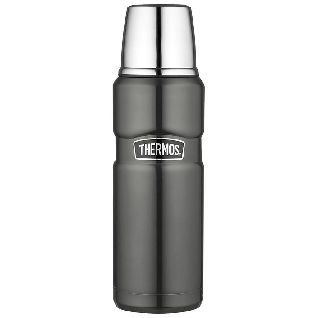 商品Thermos|Thermos Stainless King Flask - Gun Metal 470ml,价格¥143,第1张图片