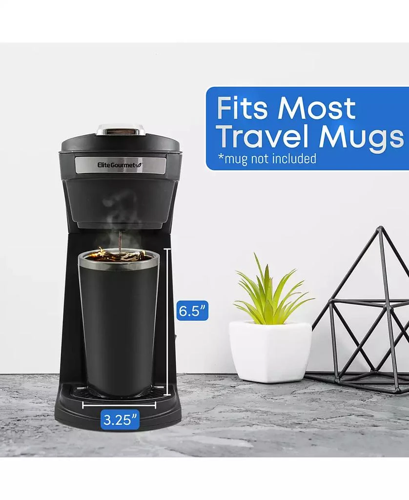 商品Elite Gourmet|Single Serving K-Cup Coffee Maker,价格¥481,第5张图片详细描述