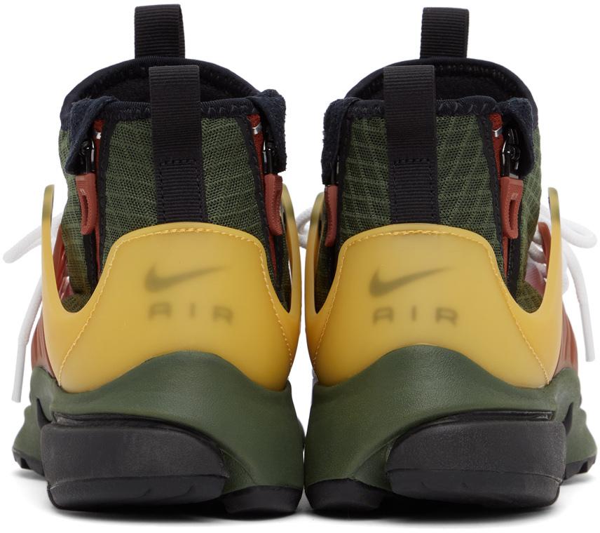 Green & Grey Nike Air Presto Mid Sneakers商品第4张图片规格展示