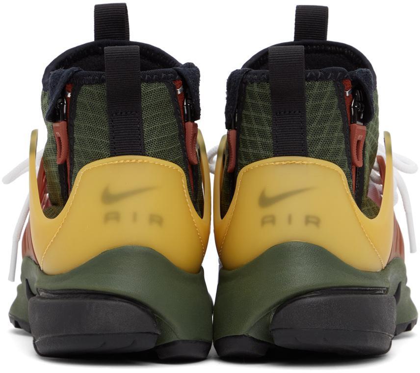 商品NIKE|Green & Grey Nike Air Presto Mid Sneakers,价格¥504,第6张图片详细描述
