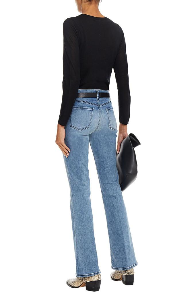 Sallie faded mid-rise bootcut jeans商品第1张图片规格展示