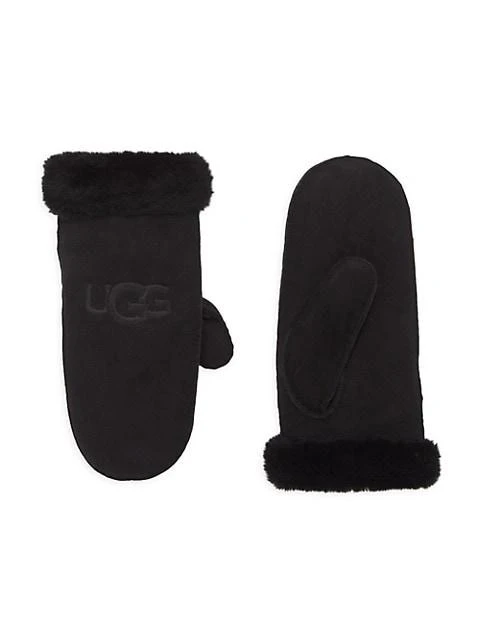 商品UGG|Shearling Embroidered Mittens,价格¥1185,第1张图片