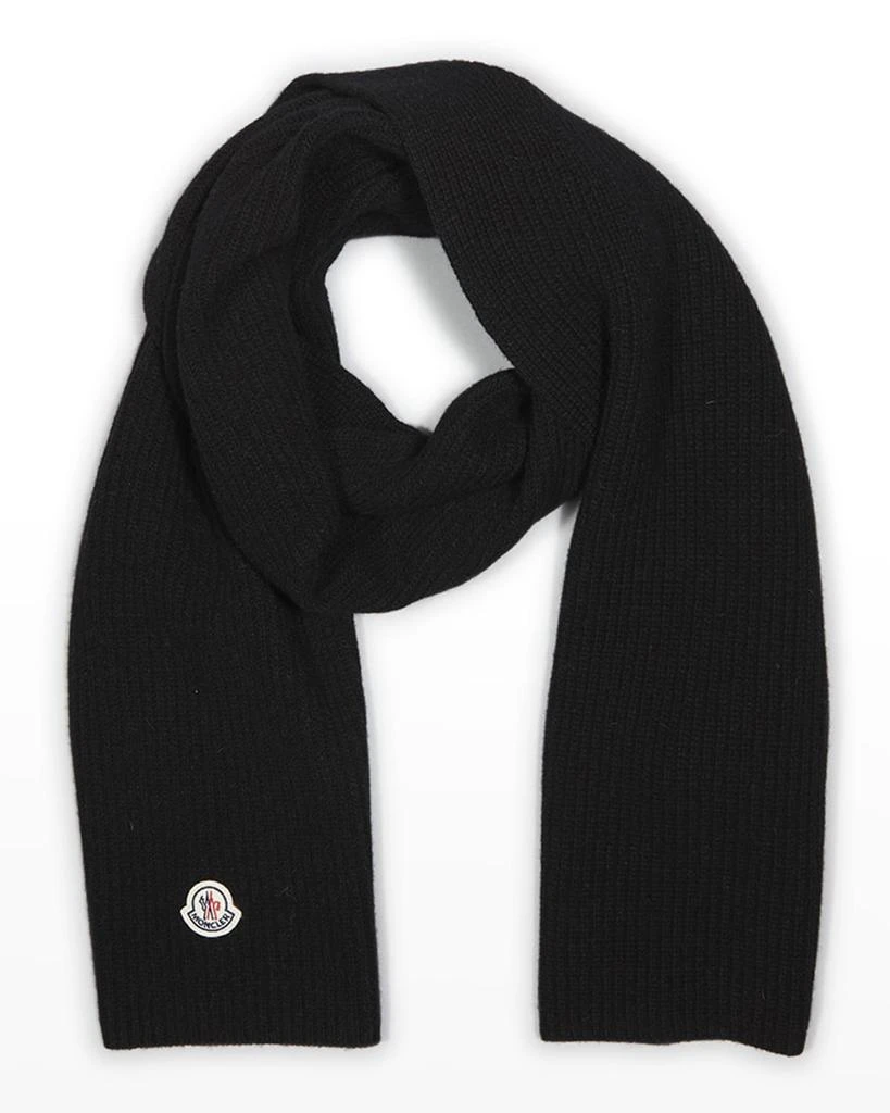 商品Moncler|Men's Cashmere-Wool Scarf,价格¥4600,第4张图片详细描述