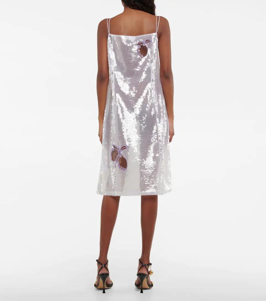 商品Bottega Veneta|亮片刺绣吊带连衣裙,价格¥32355,第5张图片详细描述