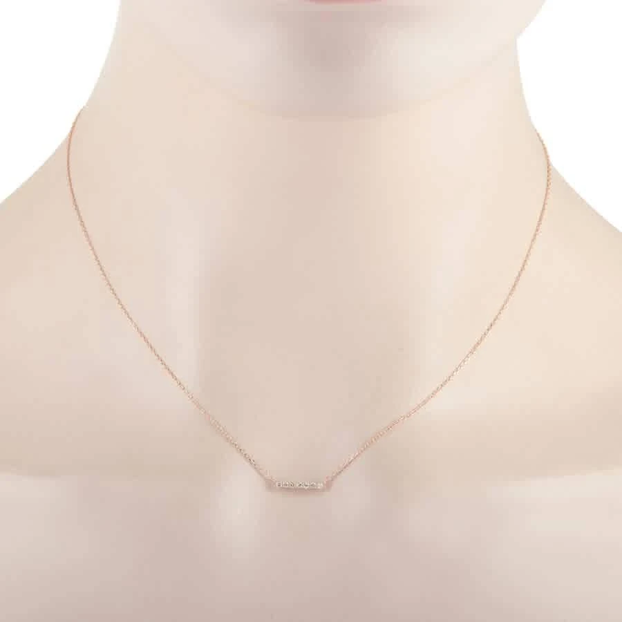 商品LB Exclusive|14K Rose Gold 0.10 ct Diamond Necklace,价格¥2004,第2张图片详细描述