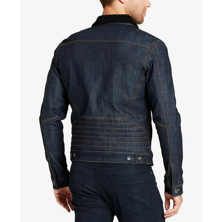 商品William Rast|Men's Fleece-Collar Denim Jacket,价格¥382,第2张图片详细描述