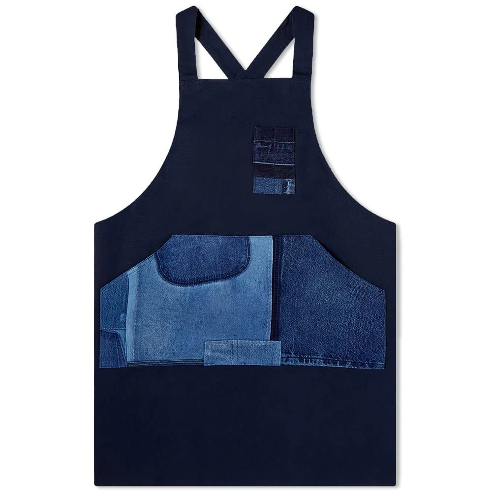 商品Hobo|HOBO Cross Back Apron - Japanese Indigo Dyed,价格¥791,第1张图片