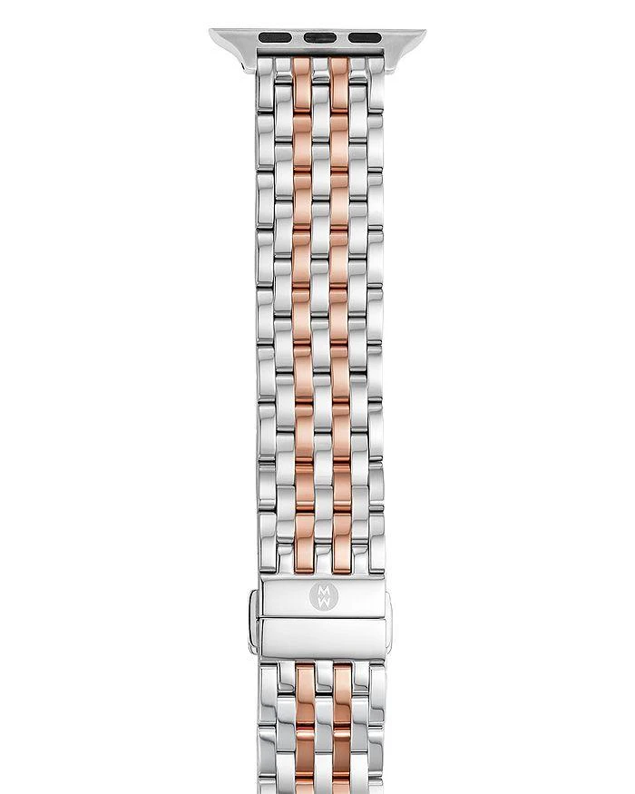 商品Michele|Two-Tone 18K Pink Gold-Plated Bracelet Band for Apple Watch®, 38/40/41mm and 42/44/45/49mm,价格¥4466,第4张图片详细描述