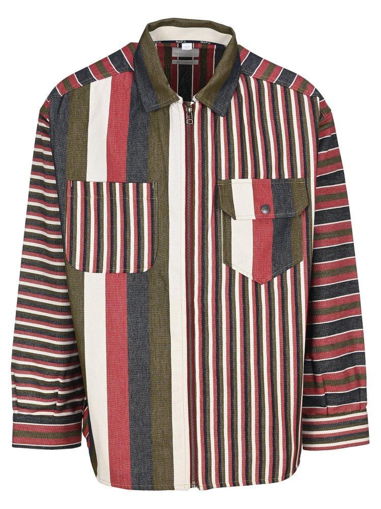 商品Martine Rose|Napa By Martine Rose Contrasting Stripes Shirt,价格¥1844,第1张图片