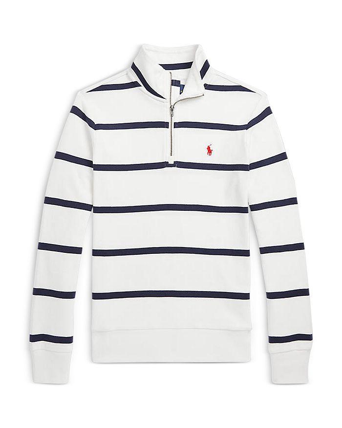 商品Ralph Lauren|Boys' Striped Interlock Pullover - Little Kid, Big Kid,价格¥222,第1张图片