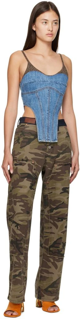 商品ANDERSSON BELL|Khaki Camouflage Jeans,价格¥855,第4张图片详细描述