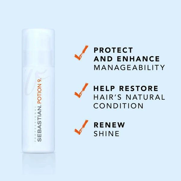 商品Sebastian|Sebastian Professional Potion 9 Wearable Styling Treatment 5.1 oz,价格¥77,第3张图片详细描述