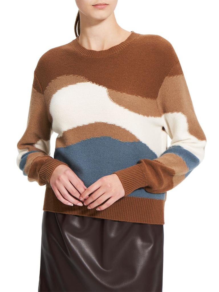 Intarsia Cashmere Sweater商品第1张图片规格展示