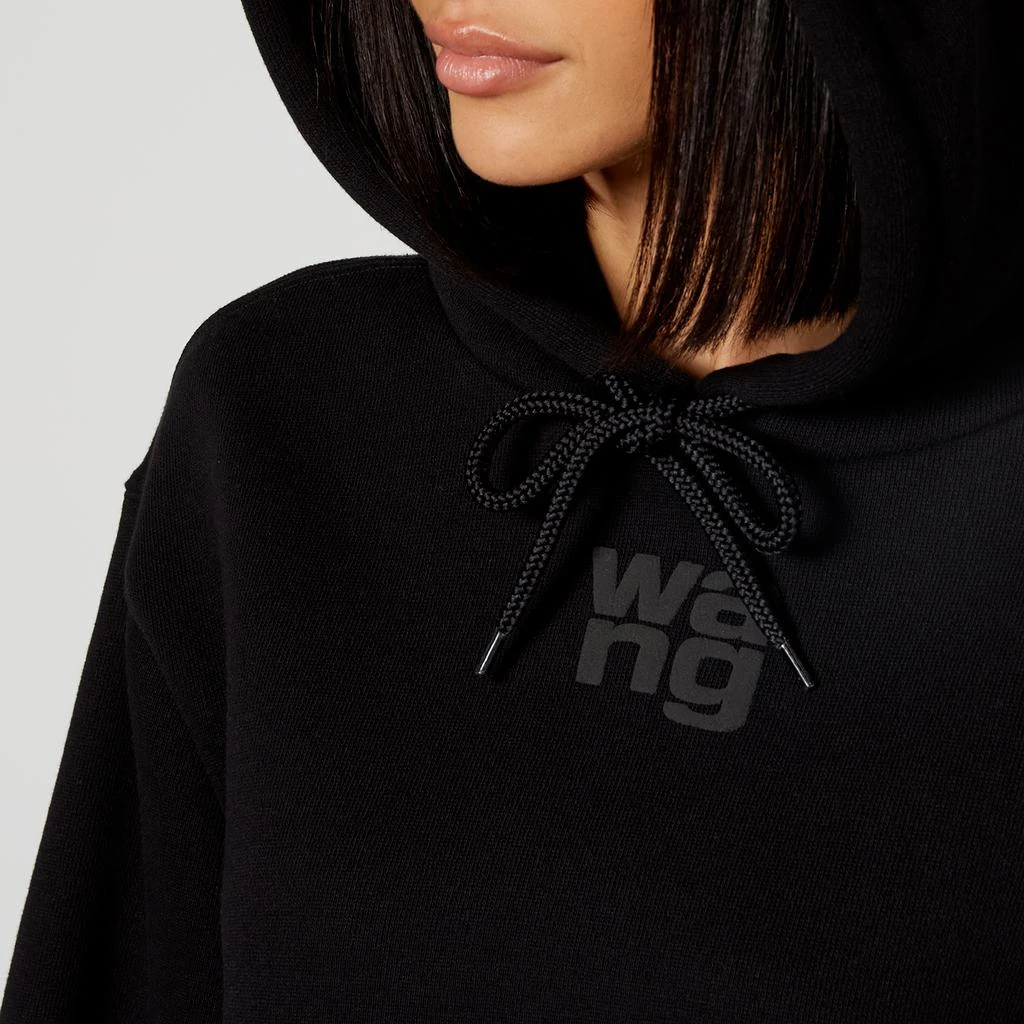 商品Alexander Wang|Alexanderwang.T Essential Cotton-Blend Jersey Hoodie,价格¥2076,第4张图片详细描述