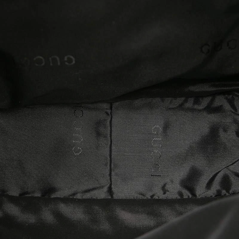 商品[二手商品] Gucci|Gucci Black GG Canvas Bamboo Bag,价格¥4292,第5张图片详细描述