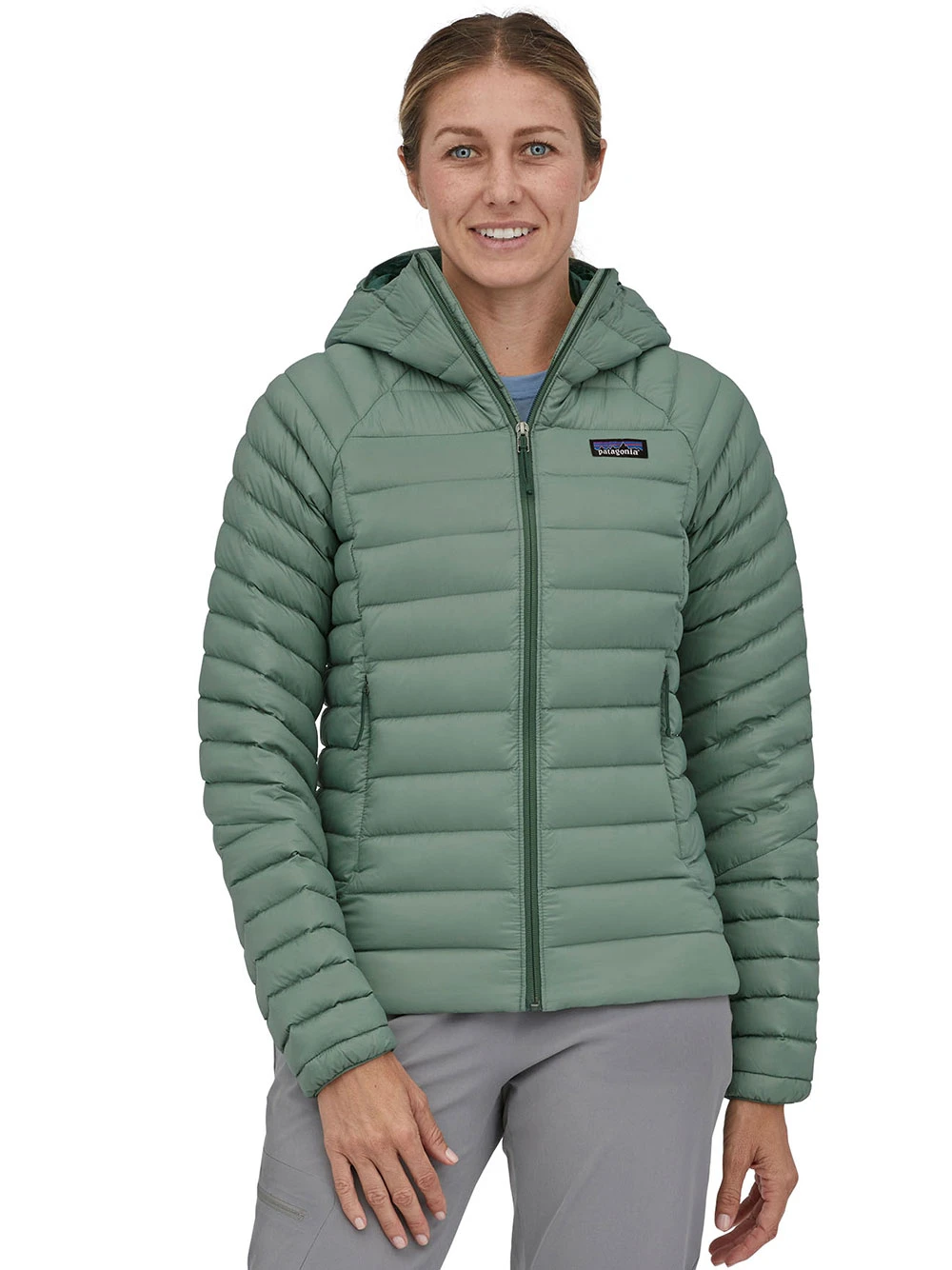 商品Patagonia|Patagonia 女士户外冲锋衣 84712HMKG 绿色,价格¥2001,第3张图片详细描述