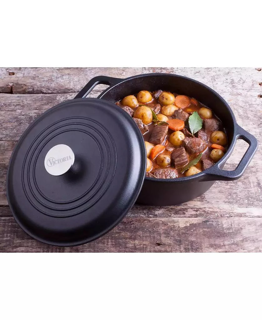 商品Victoria|Cast Iron 4-Qt. Dutch Oven,价格¥440,第4张图片详细描述