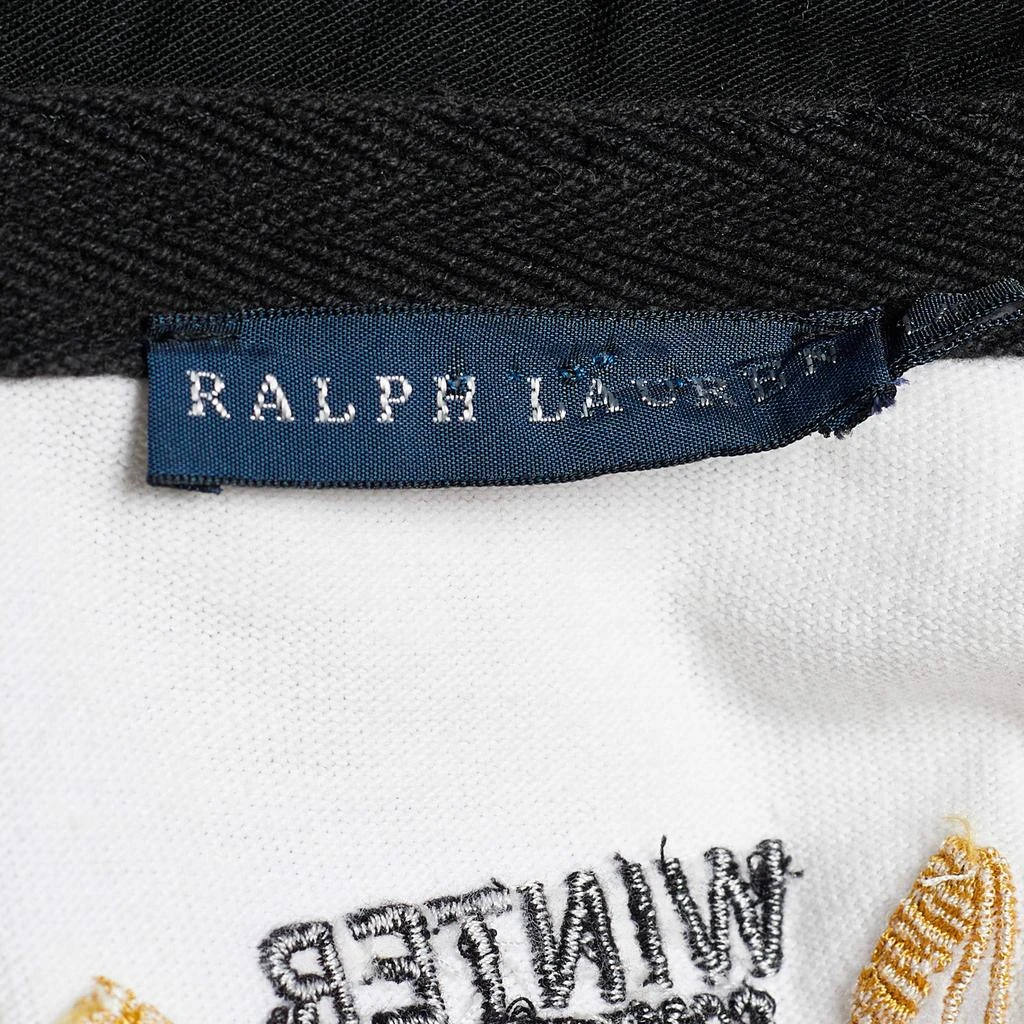 商品[二手商品] Ralph Lauren|Ralph Lauren Color Block Logo Embroidered Cotton Long Sleeve Polo T-Shirt L,价格¥821,第4张图片详细描述