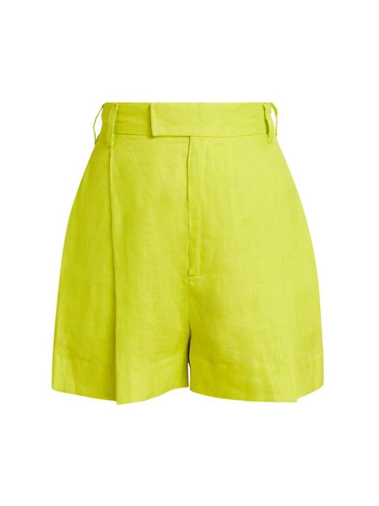 商品BruceGlen|Pleated High-Rise Linen Shorts,价格¥1857,第1张图片