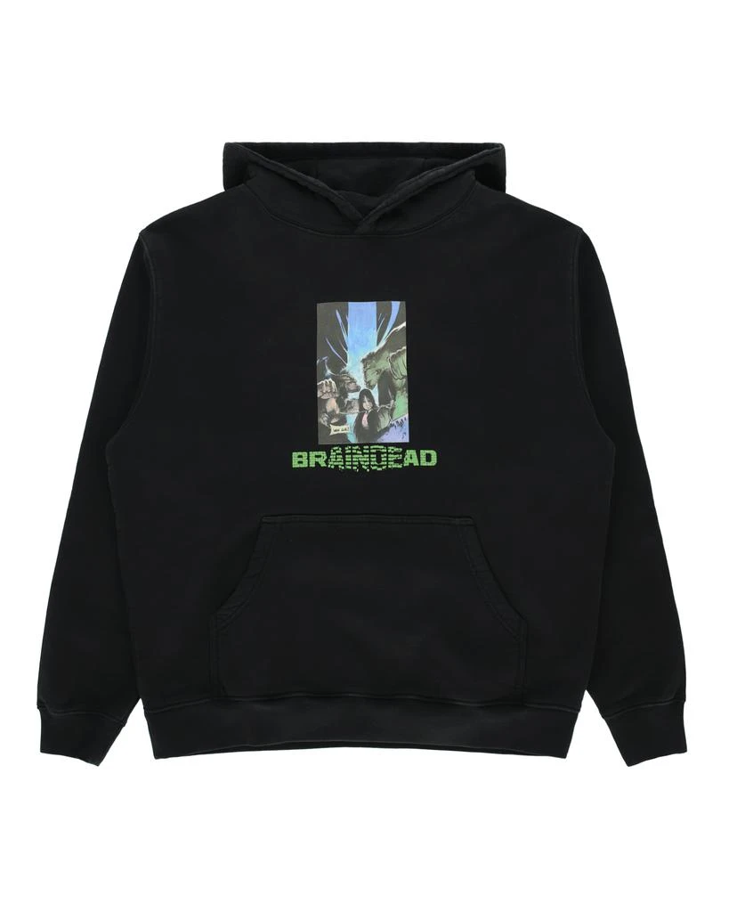 商品Brain Dead|Marvel Wolverine vs. Hulk Hooded Sweatshirt Black,价格¥539,第1张图片