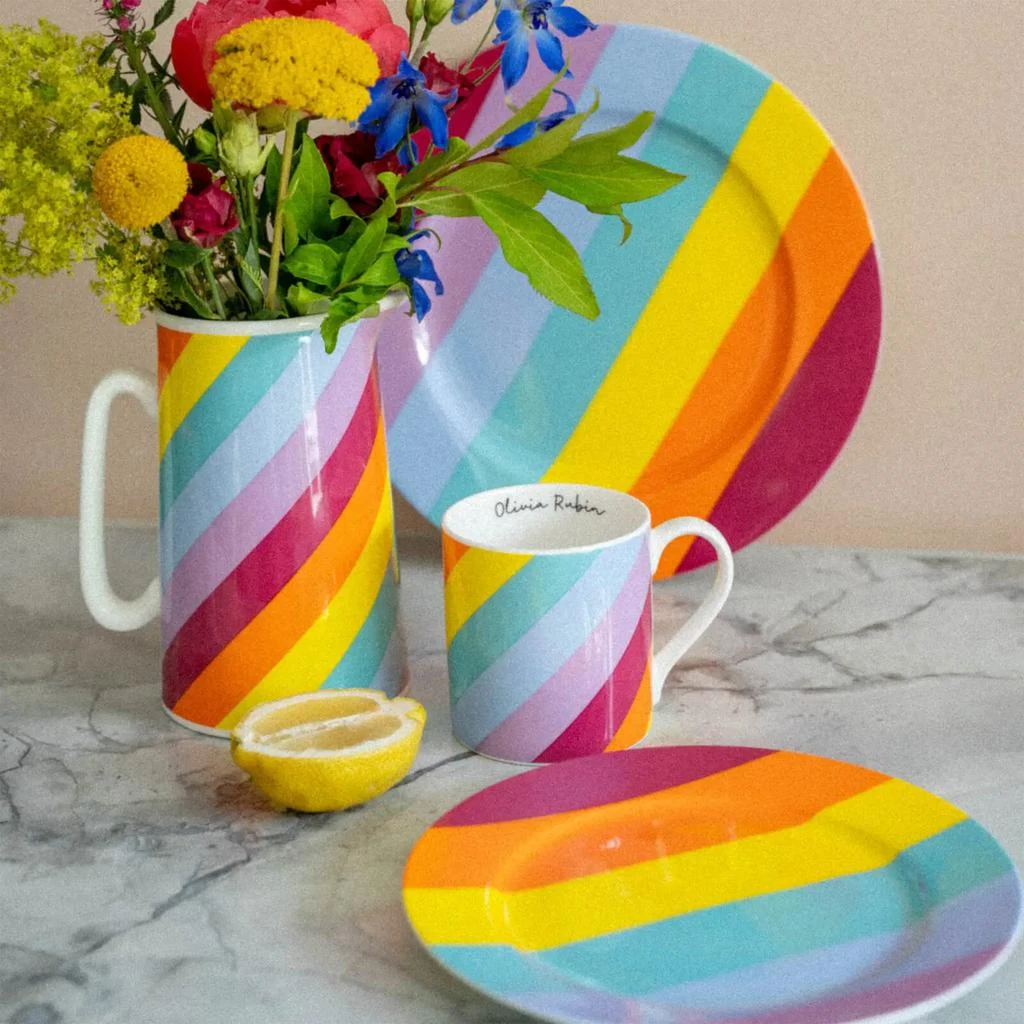 商品Olivia Rubin|Olivia Rubin Prism Stripe Jug,价格¥150,第2张图片详细描述