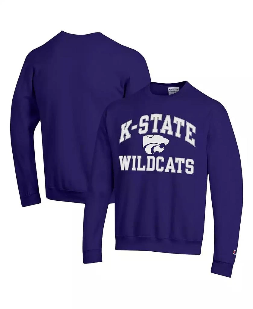 商品CHAMPION|Men's Purple Kansas State Wildcats High Motor Pullover Sweatshirt,价格¥307,第1张图片