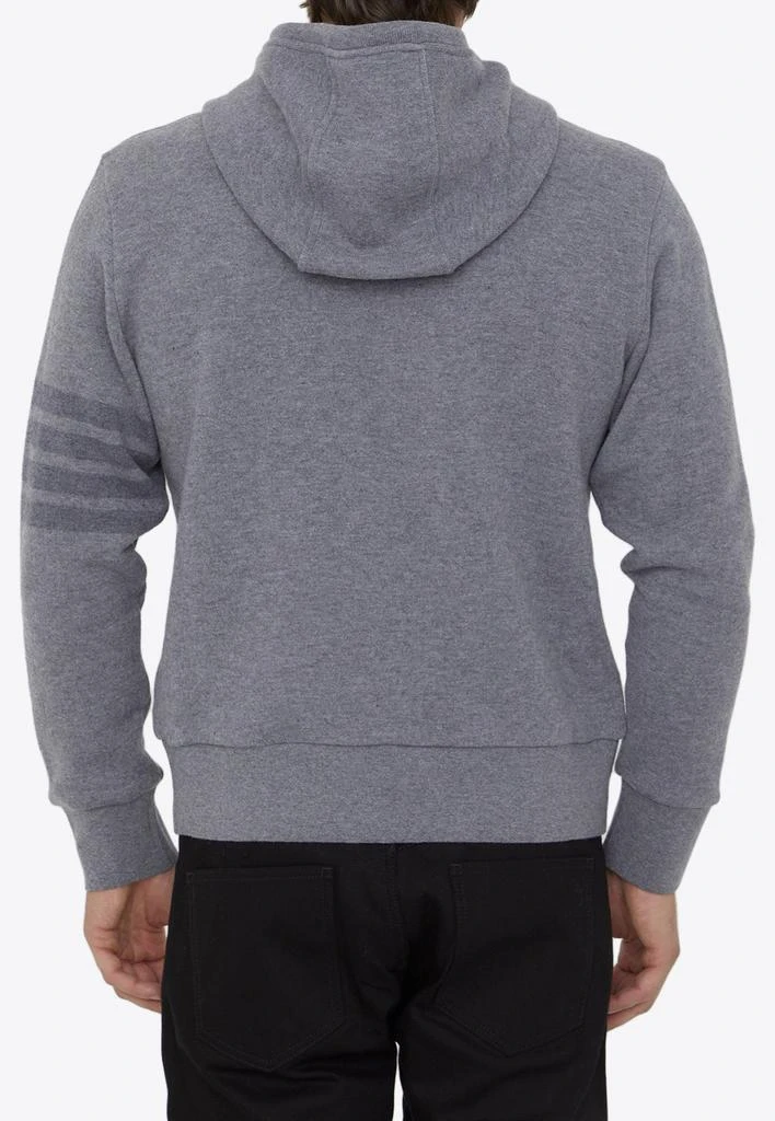 商品Thom Browne|Classic 4-Bar Stripe Detail Hooded Sweatshirt,价格¥16081,第4张图片详细描述