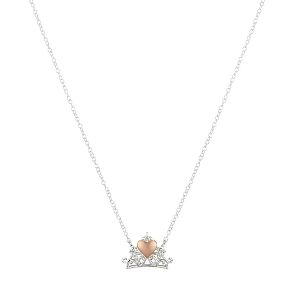 商品Disney|Princess Crown Necklace in 14K Gold Flash Plated,价格¥210,第1张图片