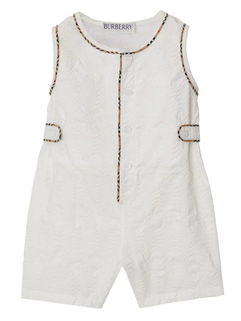 商品Burberry|Burberry Kids Romper Suit With Hat Clothing,价格¥2190,第1张图片