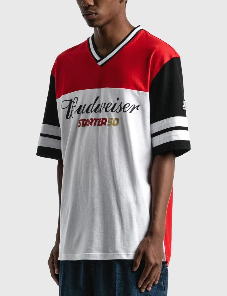 商品[二手商品] Starter|Budweiser x Starter Colorblocked Oversized T-Shirt,价格¥317,第2张图片详细描述