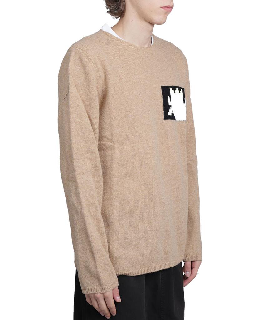 Comme des Garçons Shirt Comme Des Garcons Shirt Camel Crewneck Sweater商品第2张图片规格展示