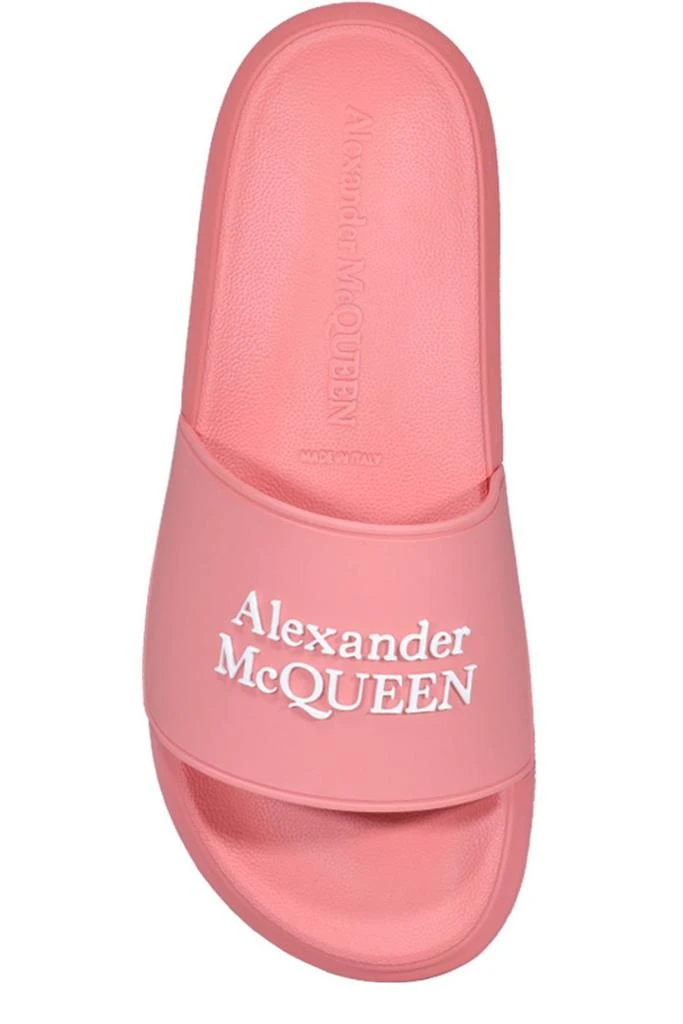 商品Alexander McQueen|Alexander McQueen Logo Pool Slides,价格¥1089,第4张图片详细描述