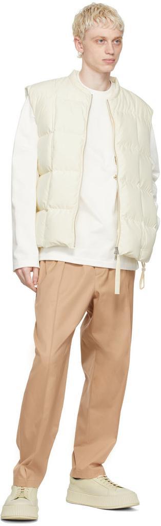 商品Jil Sander|Off-White Cotton Long Sleeve T-Shirt,价格¥1317,第6张图片详细描述