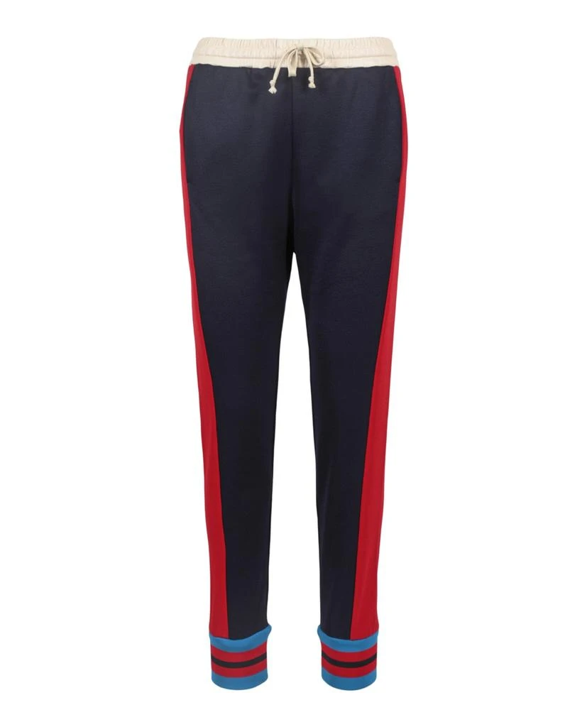 商品Gucci|Striped Cotton-Blend Trackpants,价格¥1777,第1张图片