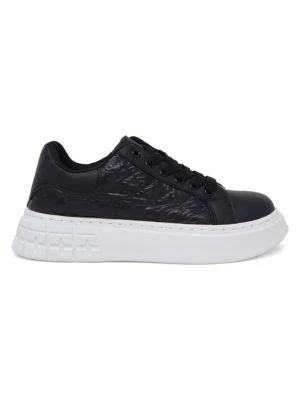 商品Yoki Shoes|Lace-Up Quilted Sneaker,价格¥401,第1张图片