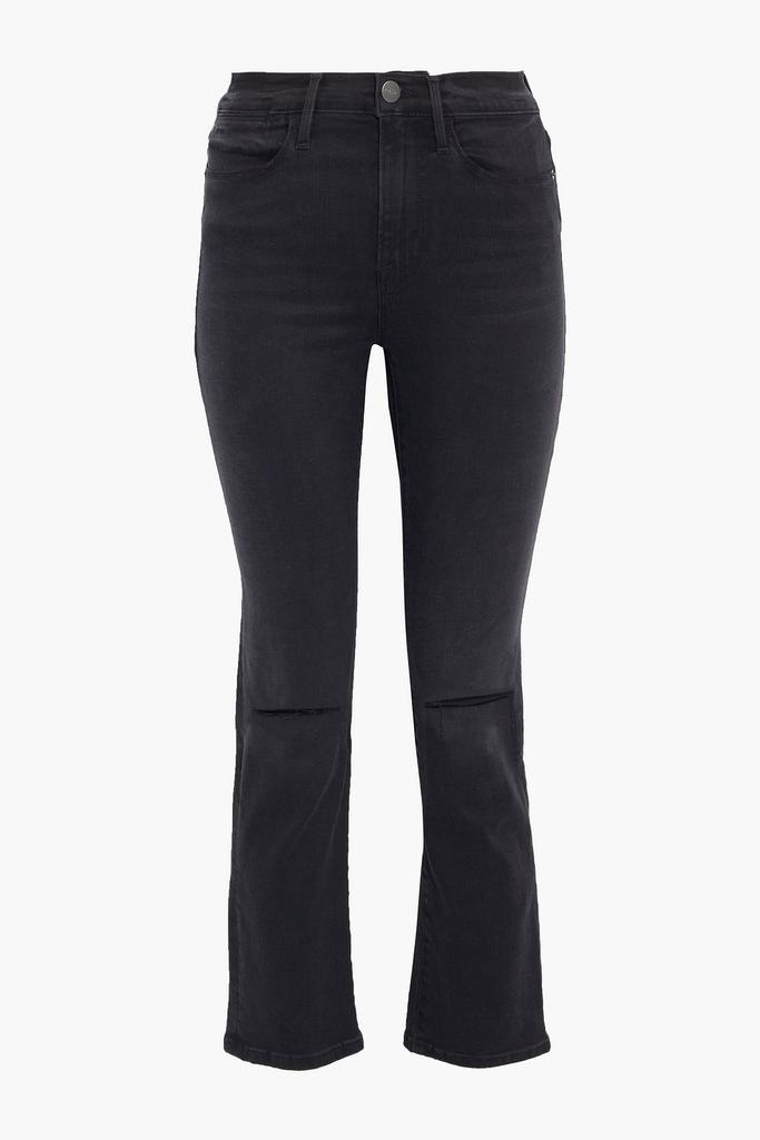 Le High distressed high-rise slim-leg jeans商品第3张图片规格展示