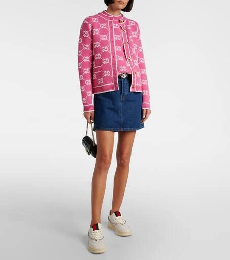 商品Gucci|GG羊毛圈圈呢提花上衣,价格¥10128,第2张图片详细描述